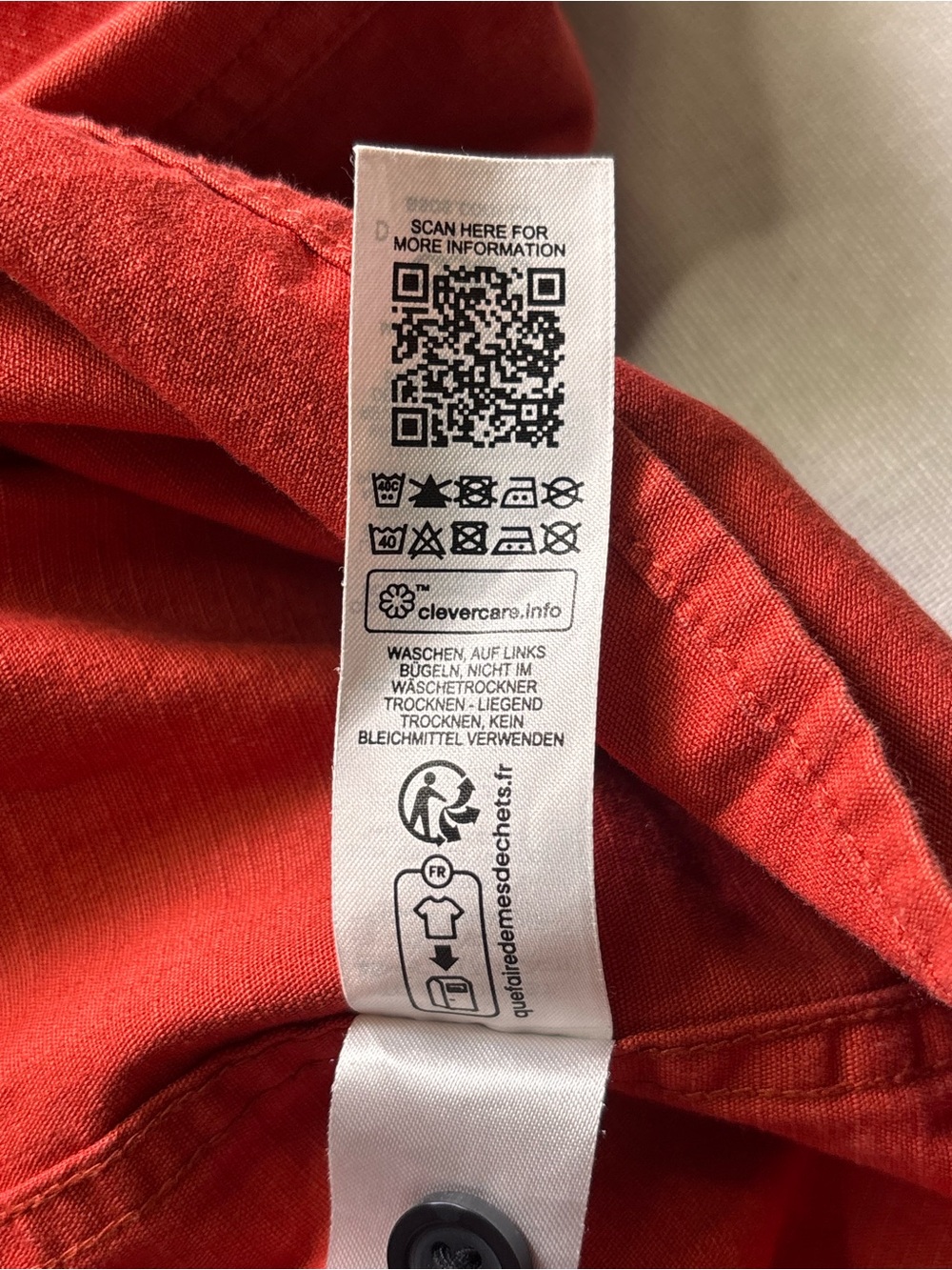 ASOS DESIGN Utility Mesh Panel Overshirt Red Orange Men’s 2XL #865 - Picture 6 of 9